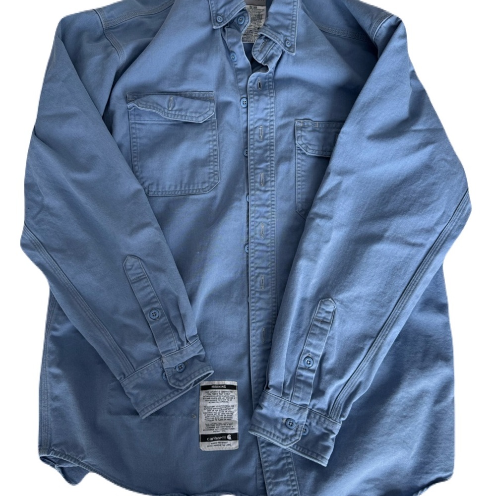 Men's Blue Carhartt FR long sleeve